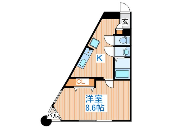 ＣＩＴＹ連坊の物件間取画像